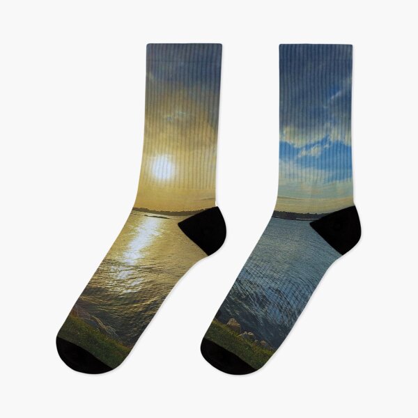 Item preview, Ocean / River sunny and cloudy afternoon New London designed and sold by SilviPavlova.
