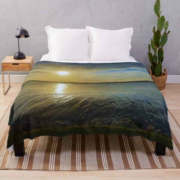 Item preview, Ocean / River sunny and cloudy afternoon New London designed and sold by SilviPavlova.