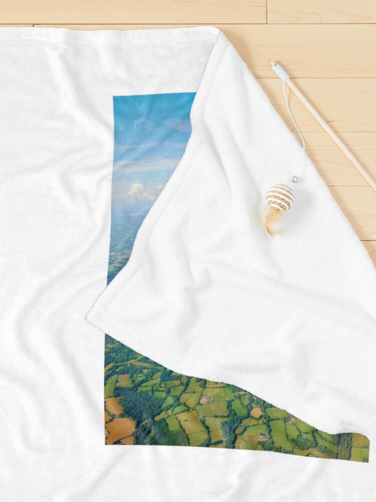 Alternate view of England from above Pet Blanket