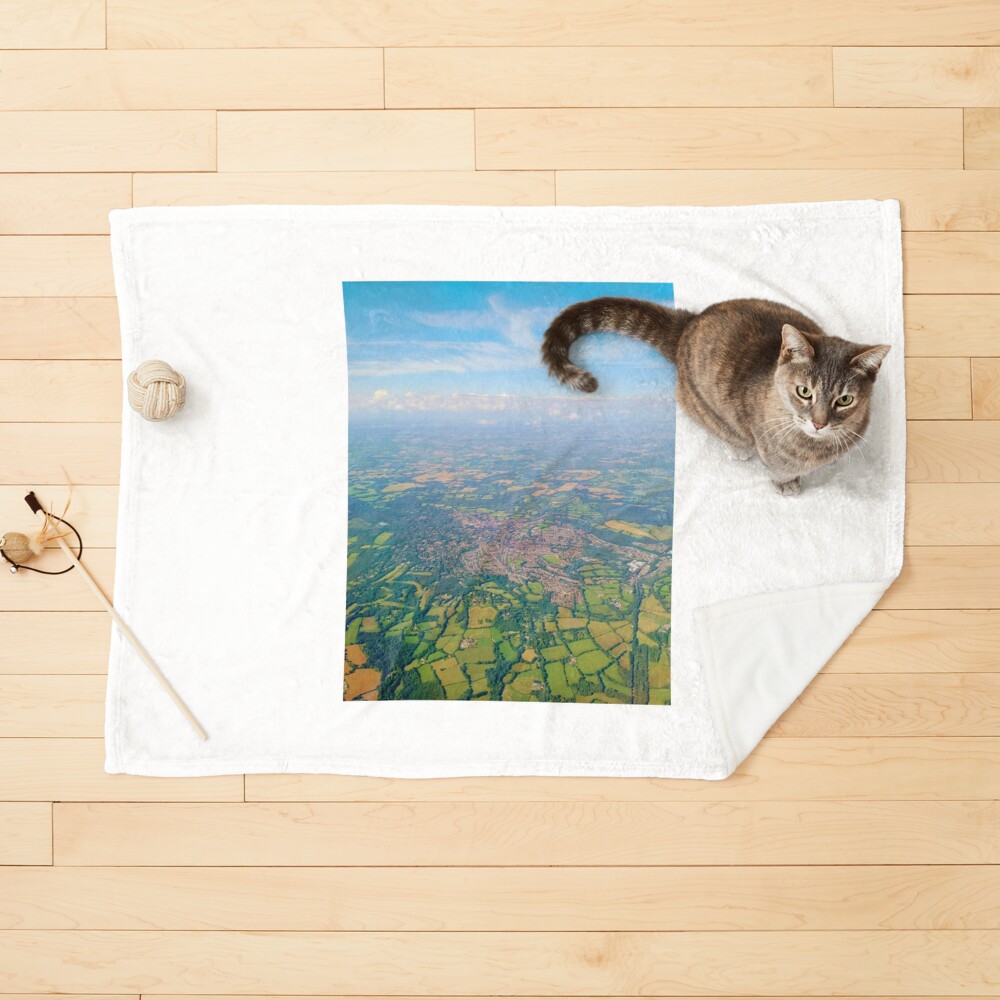 England from above Pet Blanket