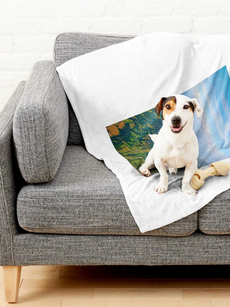 Alternate view of England from above Pet Blanket