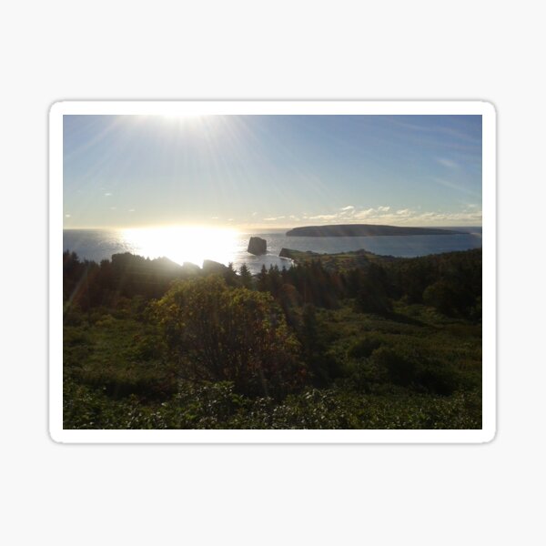 Percé morning Sticker