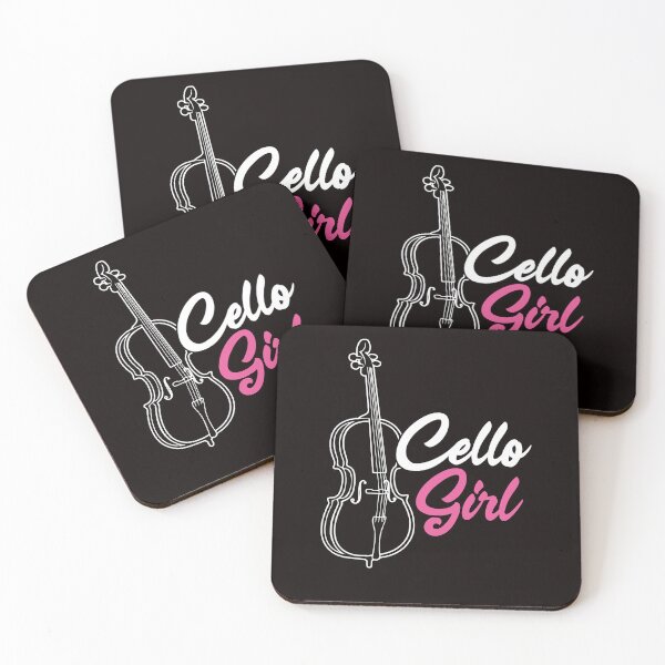 Artikelvorschau, Cello Girl Cellist Musikinstrument Musiker Cello Player entworfen und verkauft von TomGiantDesigns.