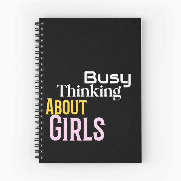 Item preview, cute Busy Thinking About Girls designed and sold by Mood Coffee art.