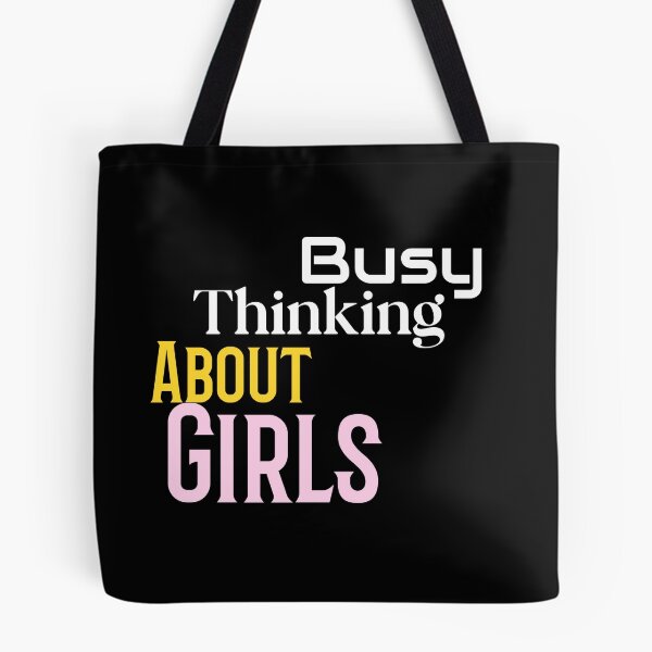 Item preview, cute Busy Thinking About Girls designed and sold by Mood Coffee art.
