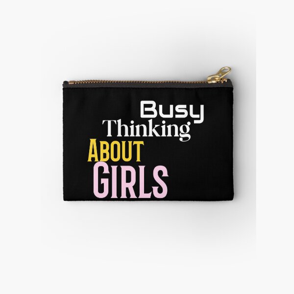 Item preview, cute Busy Thinking About Girls designed and sold by Mood Coffee art.