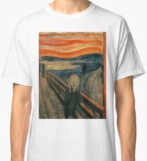 Classic Art - The Scream - Edvard Munch Classic T-Shirt