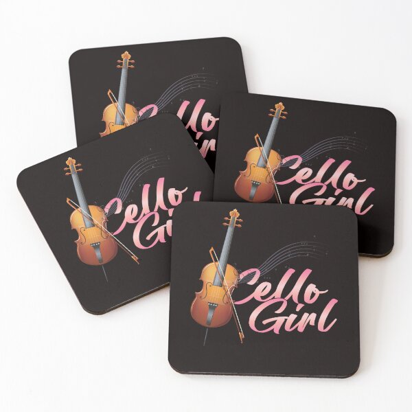 Artikelvorschau, Cello Girl Cellist Musiker Musikinstrument Cello Player entworfen und verkauft von TomGiantDesigns.