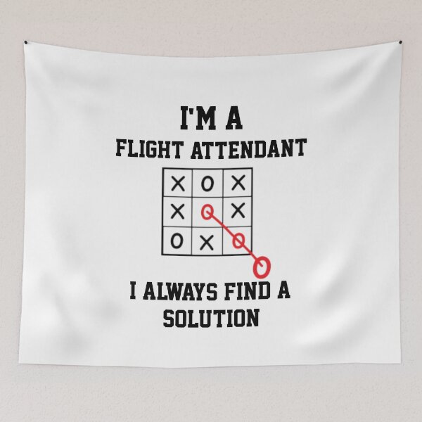 Item preview, Im A  Flight Attendant I Always Find A Solution designed and sold by Yay Design.