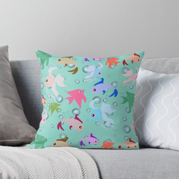 Item preview, Cute Bubbles And Fish Design For All Cats designed and sold by TrulyEpoque.