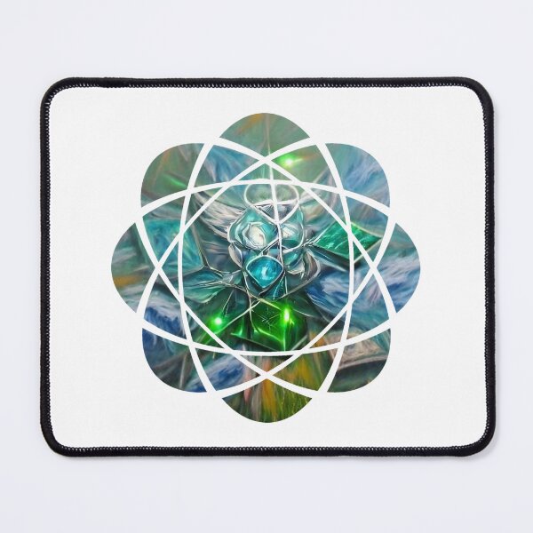 Item preview, Green and Blue Metatron Mandala designed and sold by LadyLunaStar.