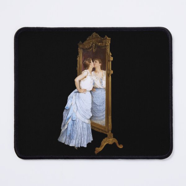 Item preview, Auguste Toulmouche - The mirror, vanity designed and sold by elinaarbidane.