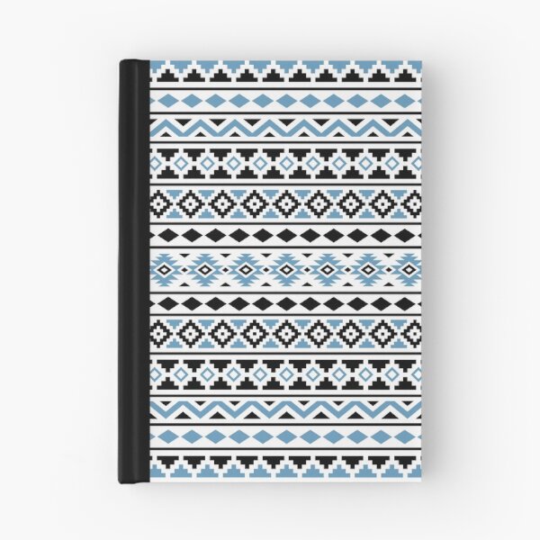 Item preview, Aztec Essence Pattern II Light Blue Black White designed and sold by NataliePaskell.