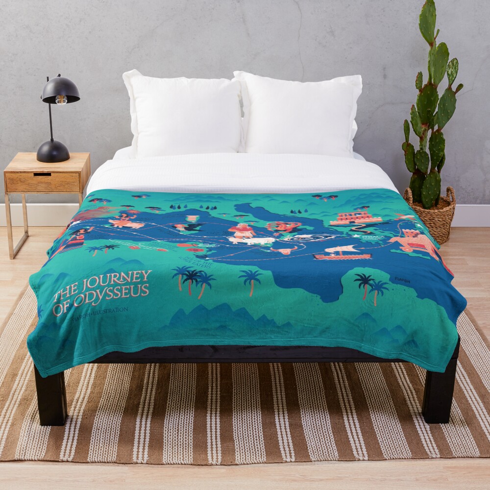 Item preview, Throw Blanket designed and sold by flaroh.
