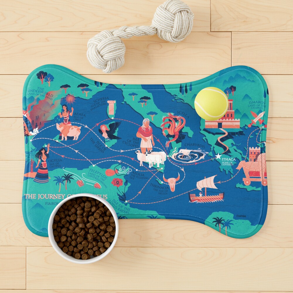 Item preview, Dog Mat designed and sold by flaroh.