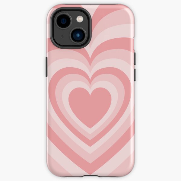 Blush Pink Latte Love Coffee Heart iPhone Tough Case