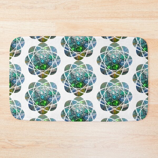 Item preview, Green and Blue Metatron Mandala designed and sold by LadyLunaStar.