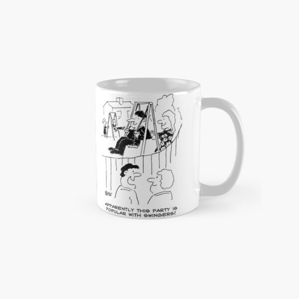 Couple Arriving at a Swingers Party Classic Mug