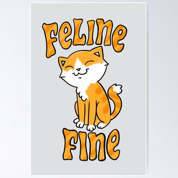 Item preview, Tabby Cat Feeling Fine designed and sold by violetjelly.