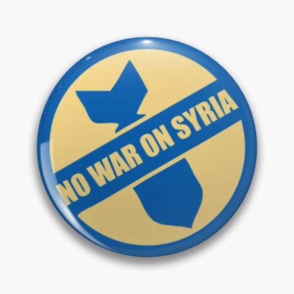 Artikelvorschau, Kein Krieg gegen Syrien Anti-Kriegs-SLP-Logo entworfen und verkauft von Scottish  Libertarian Party.