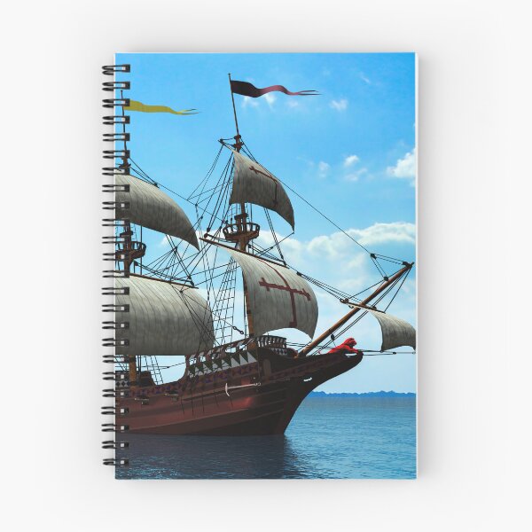 Item preview, Pirate Ship Beautiful Blue Design designed and sold by Mterry1202.