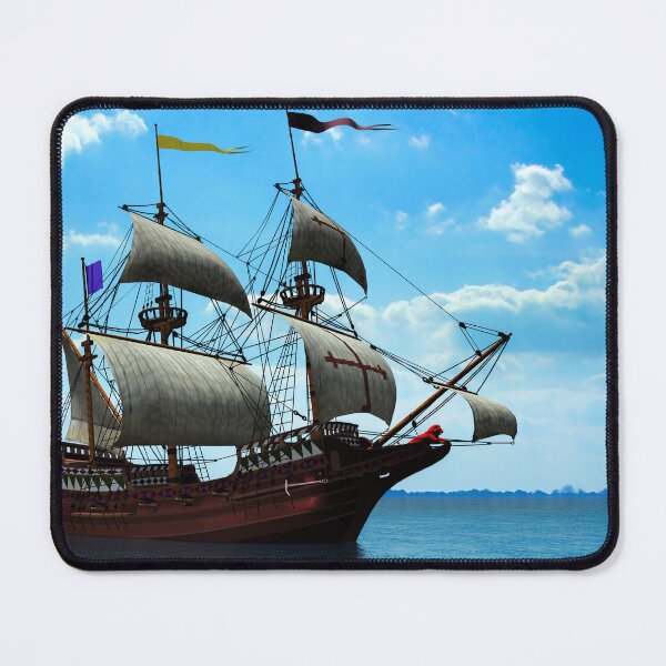 Item preview, Pirate Ship Beautiful Blue Design designed and sold by Mterry1202.