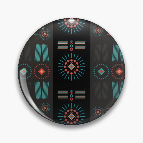 Artikelvorschau, Geometrisches Mandala Design in braun, grün und orangetönen entworfen und verkauft von velisani.