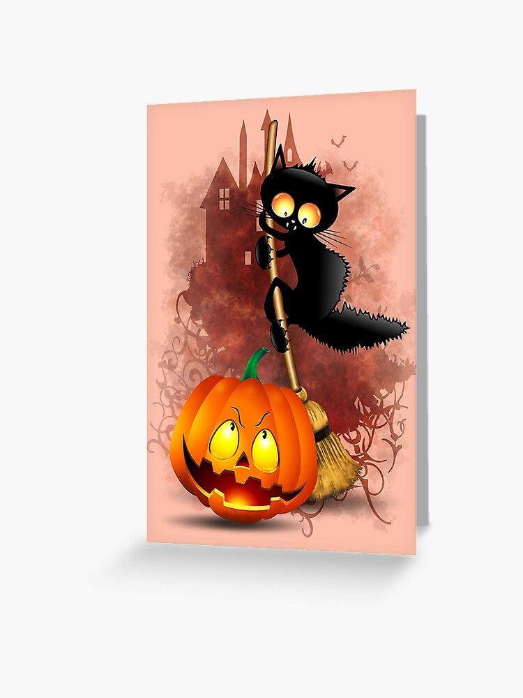 Premium Vector  Halloween vampire cartoon with pumpkin mask at night  design, holiday and scary theme illustration