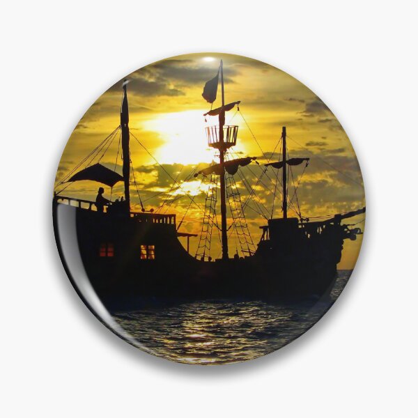 Item preview, Pirate Ship Yellow Sky Design designed and sold by Mterry1202.