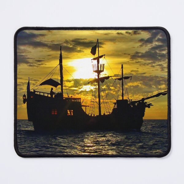 Item preview, Pirate Ship Yellow Sky Design designed and sold by Mterry1202.