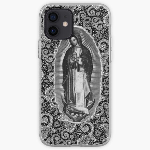 La virgen de guadalupe Funda blanda para iPhone