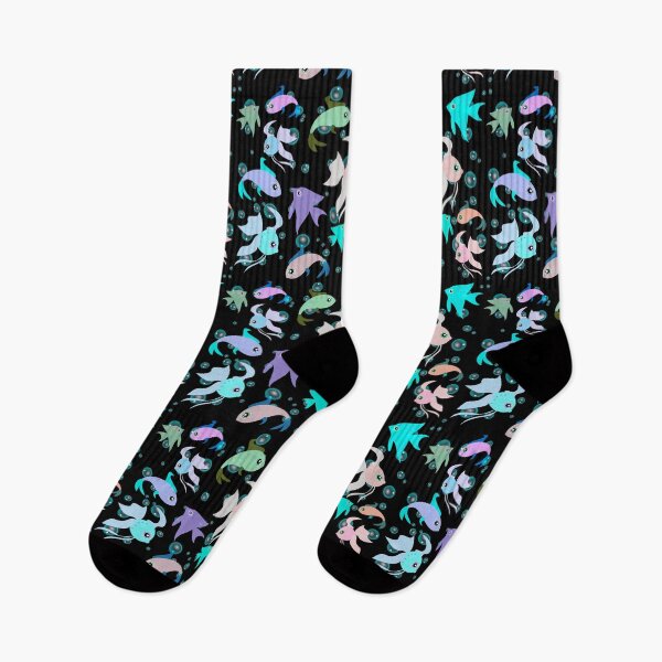 Item preview, Deep Sea Bubbles And Fish Design For All Cats designed and sold by TrulyEpoque.