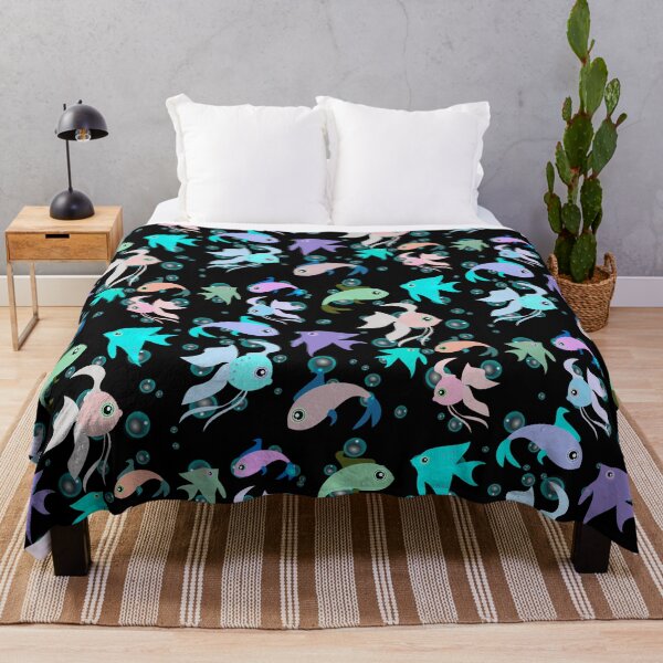 Item preview, Deep Sea Bubbles And Fish Design For All Cats designed and sold by TrulyEpoque.