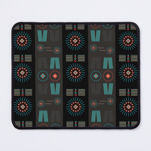Item preview, Geometric mandala design in brown, green and orange tones designed and sold by velisani.
