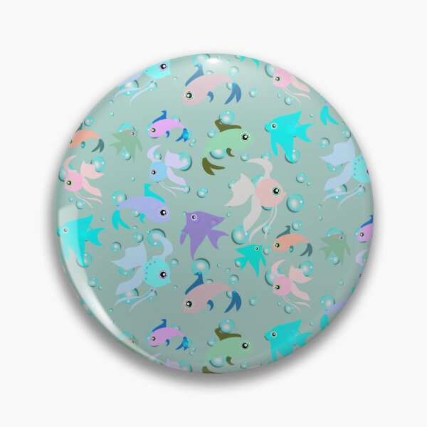 Item preview, Pastel Bubbles And Fish Design For All Cats designed and sold by TrulyEpoque.