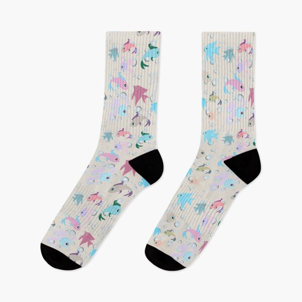 Item preview, Cute Pastel Bubbles And Fish Design For All Cats designed and sold by TrulyEpoque.