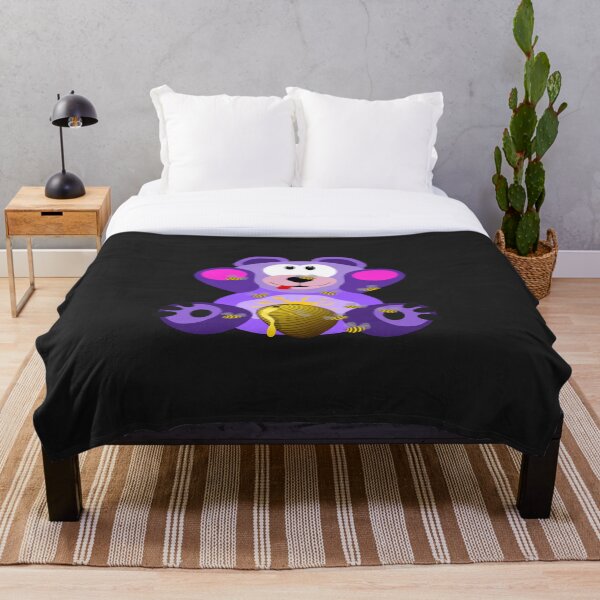 Item preview, Funny graphic bear with bees designed and sold by DesignNIO.