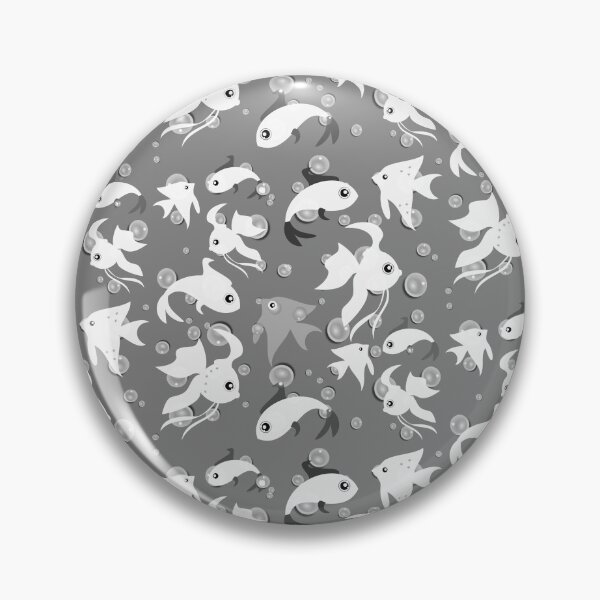 Item preview, Monochrome Bubbles And Fish Design For All Cats designed and sold by TrulyEpoque.