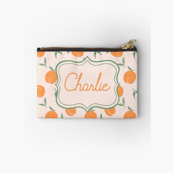 Item preview, Charlie (Custom Pet Name) - Peach Pattern | Personalized Dog Collars Summer Style Wild Floral Pastel Color Fruits Wide Dog Collar, Spring Styles, Whimsical designed and sold by PEARROT.
