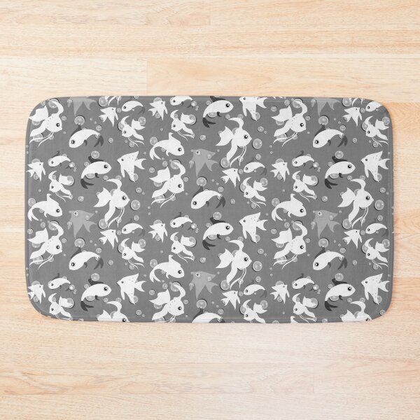 Item preview, Monochrome Bubbles And Fish Design For All Cats designed and sold by TrulyEpoque.