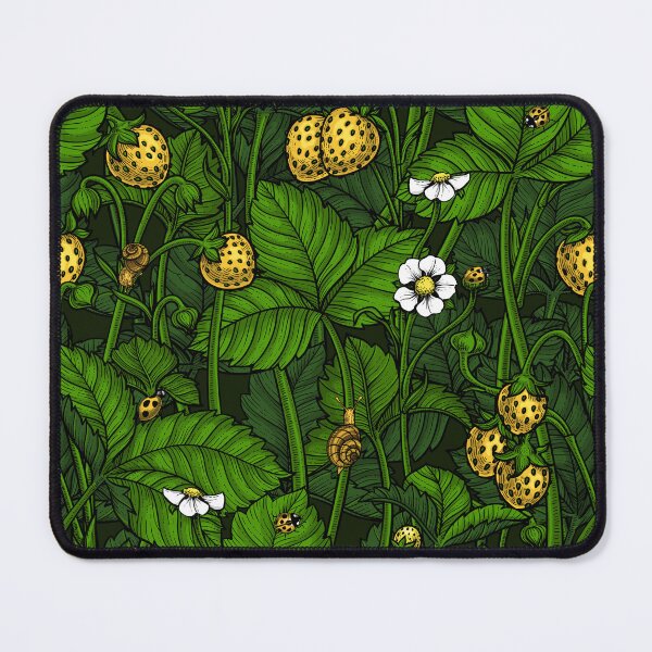 Item preview, Wild strawberries, yellow and green designed and sold by Katerina Mitkova Kirilova.