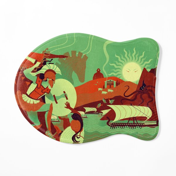 Epic Trilogy Landscape - Autumn Cat Mat