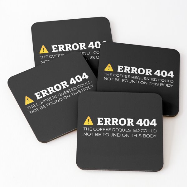 Item preview, Error 404 Coffee Not Found designed and sold by artado.