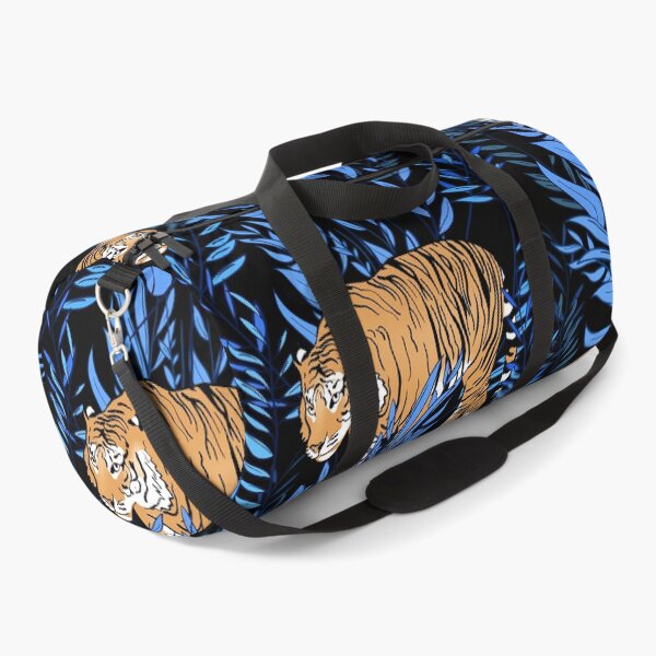 Item preview, Tiger and leaf pattern designed and sold by Burcu Korkmazyurek.