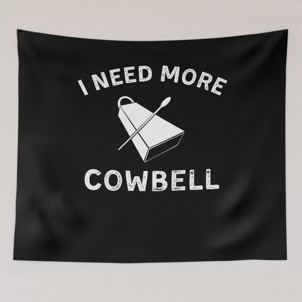 Item preview, I Need More Cowbell Funny Cow Lover Gift designed and sold by Mindcaptain.