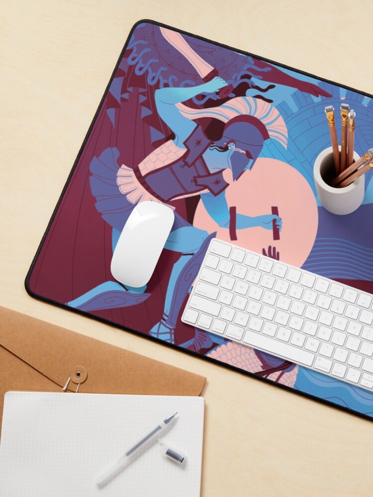 Alternate view of Homeric Landscape - Winter Mouse Pad
