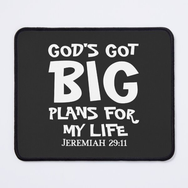 Item preview, Christian Design - God's Got Big Plans for My Life - Bible Verse, Jeremiah 29:11 designed and sold by simplydesignart.