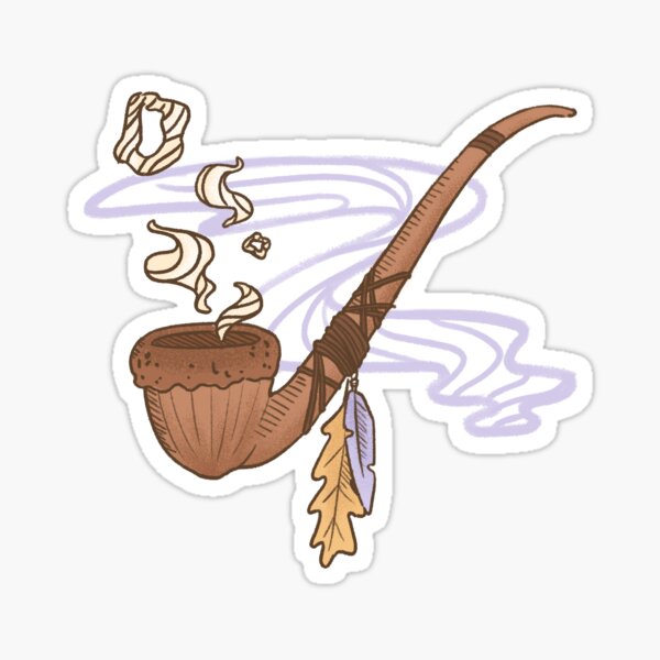 Tuyau de magicien de la forêt Sticker