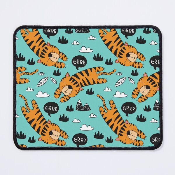 Item preview, Cute Tiger Pattern designed and sold by Imakeyouhappy.
