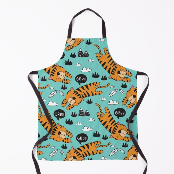 Item preview, Cute Tiger Pattern designed and sold by Imakeyouhappy.